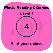 Load image into Gallery viewer, E. TERM 3 - SPRING 2024 - Musicianship &amp; Reading 1 - 4-6yrs
