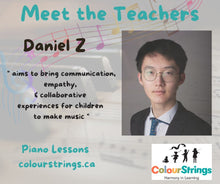Load image into Gallery viewer, SPRING 2024 - Piano w/ Daniel - April to June
