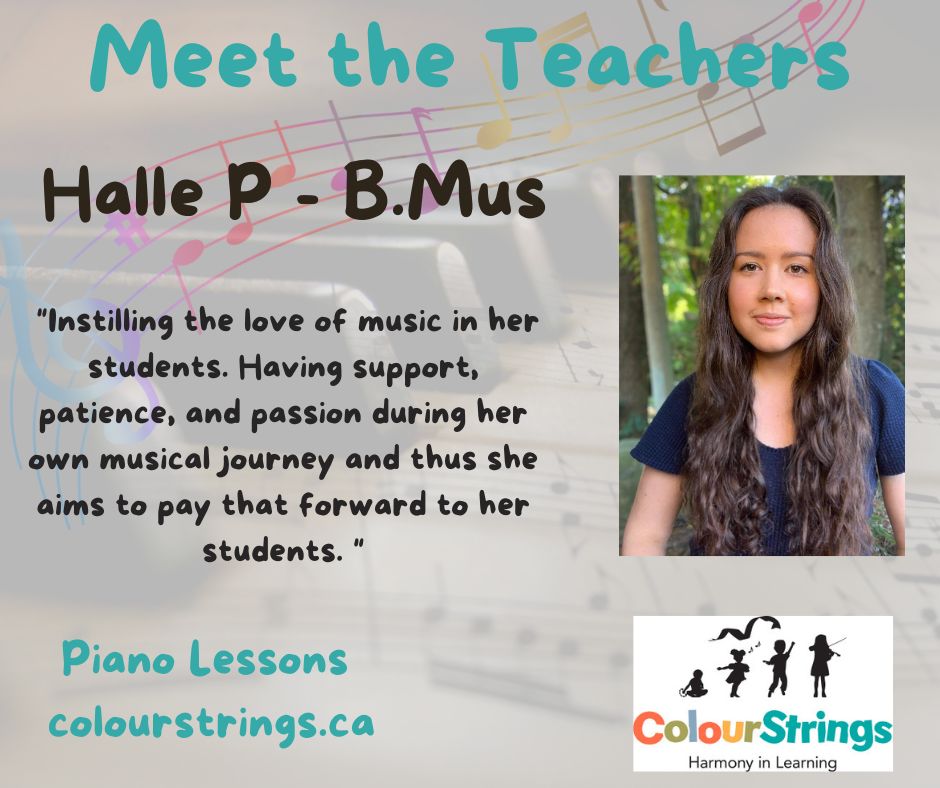 SPRING 2024 - Piano w/ Halle (ONLINE) - April to June
