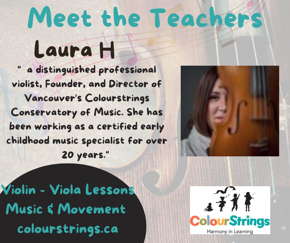 SPRING 2024 - Violin or Viola - w/ Laura Hasthorpe - April to June