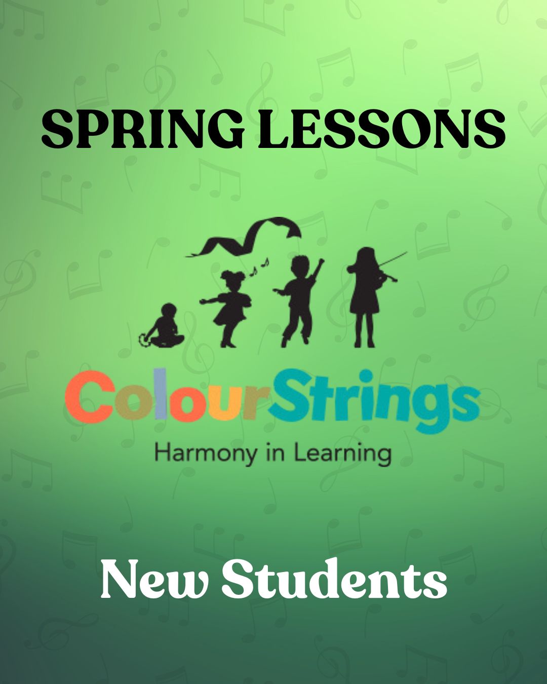 New Students days & times available - Piano Spring 2026