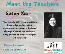 Load image into Gallery viewer, SPRING 2024 - Piano lessons w/ Susan - April to June
