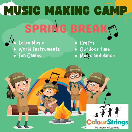 Spring Break Music Making Camp - Mon Mar 16th - Fri Mar 20th 2026&nbsp;