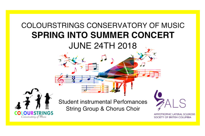 SPRING INTO SUMMER CONCERT WILL BE THE:  SUNDAY 24TH JUNE (AFTERNOON)