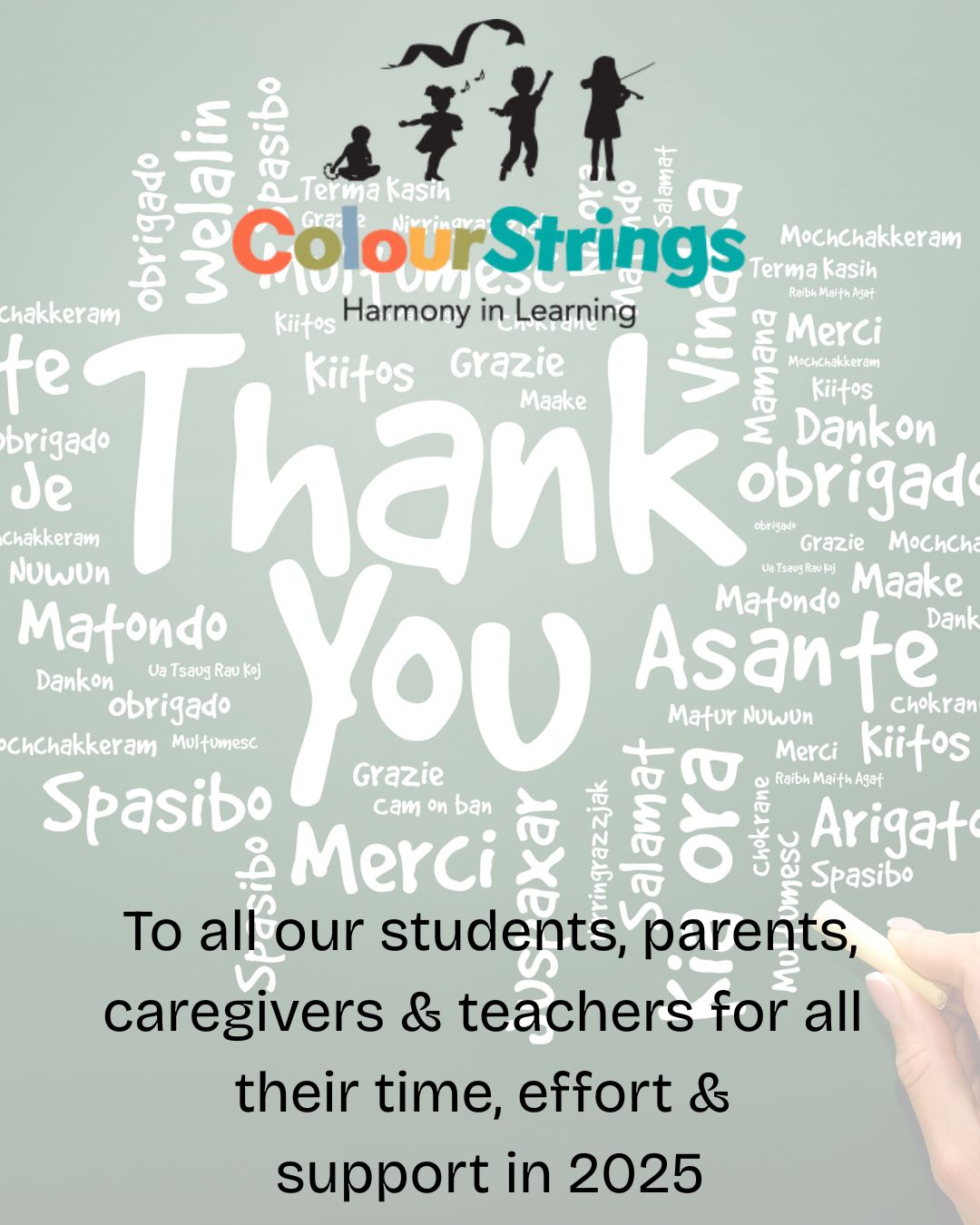 Thank you for your support