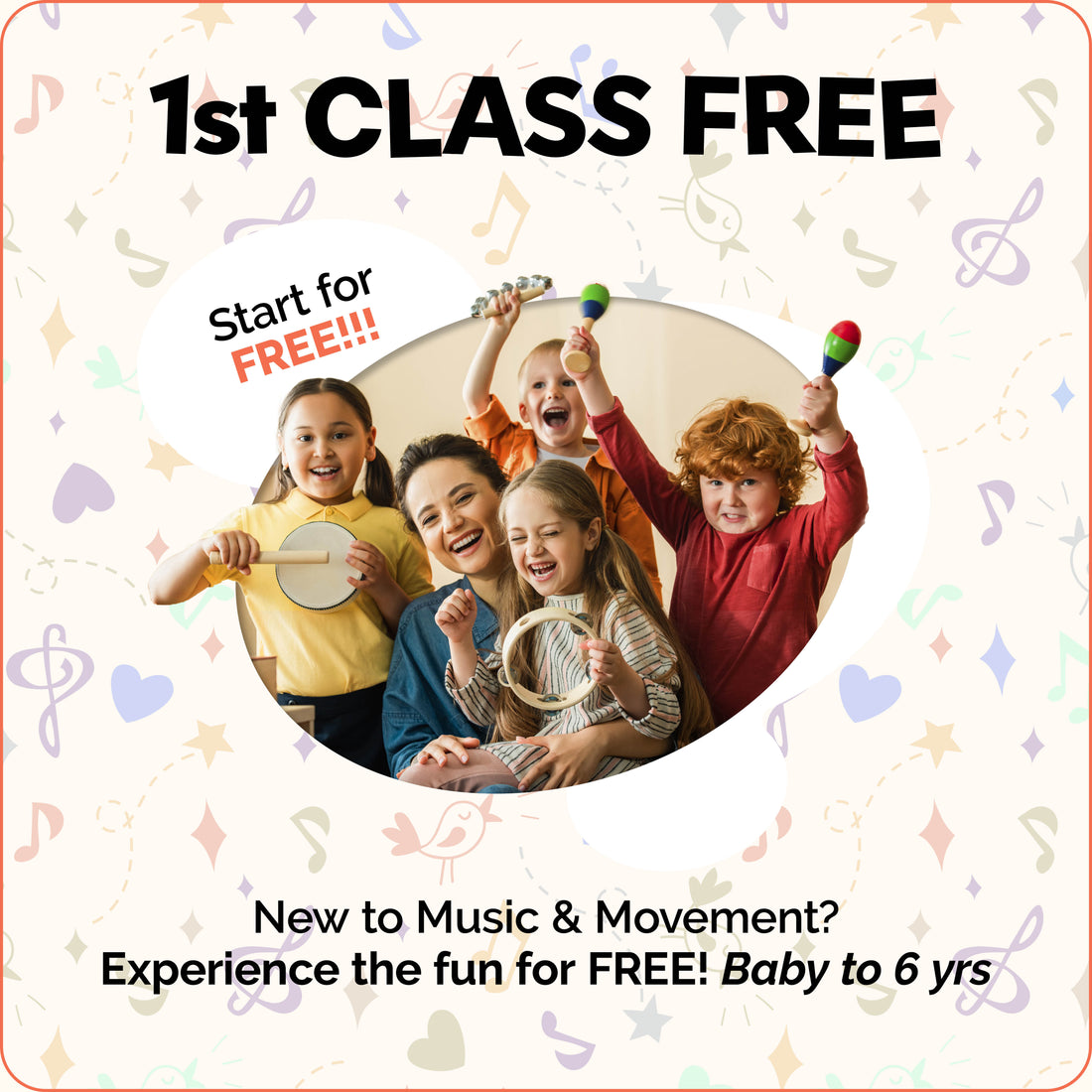 1st Class Free & 3 week Class Pass