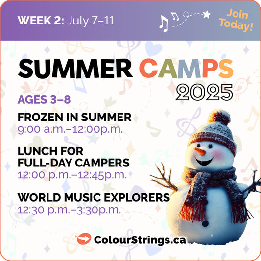 Week 2: - ONLY 2 SPACES - Mon July 7th – Fri 11th - Frozen and World Explorers - Ages 3-8