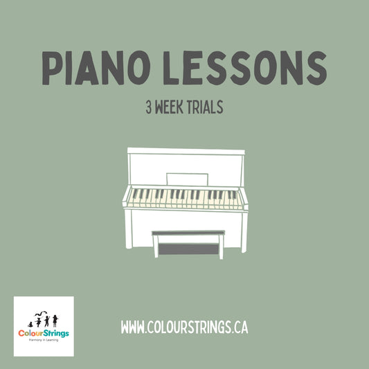 Piano Trial Lessons — 3 Consecutive Weeks