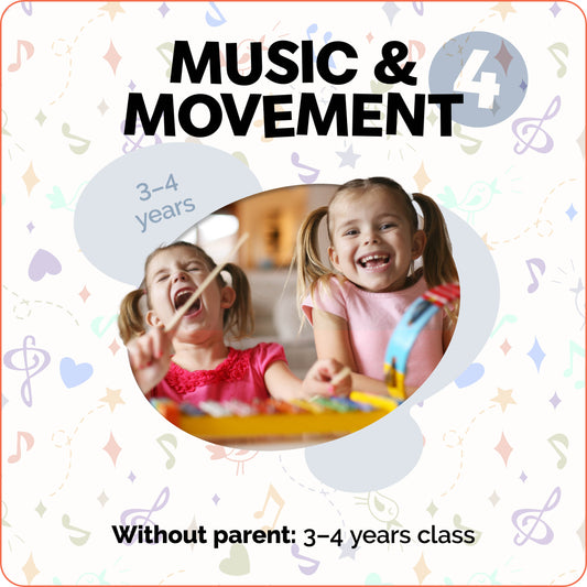 Summer 2025 - Music & Movement - 3-4yrs without Parent