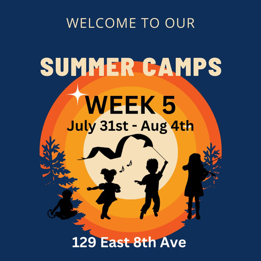 WEEK 5 MONDAY TO FRIDAY - 31ST JULY - 4TH AUG - Attend either morning, afternoon or Full Day